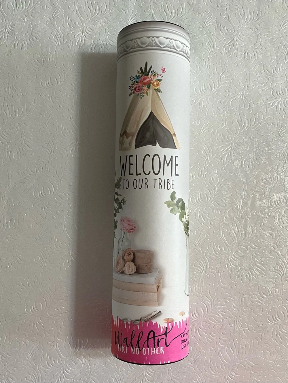 TriVink Welcome To Our Tribe Boho Wall Décor Transfer